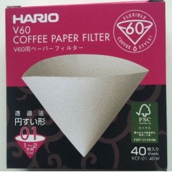 Boite de 100 filtres à café compatibles V60