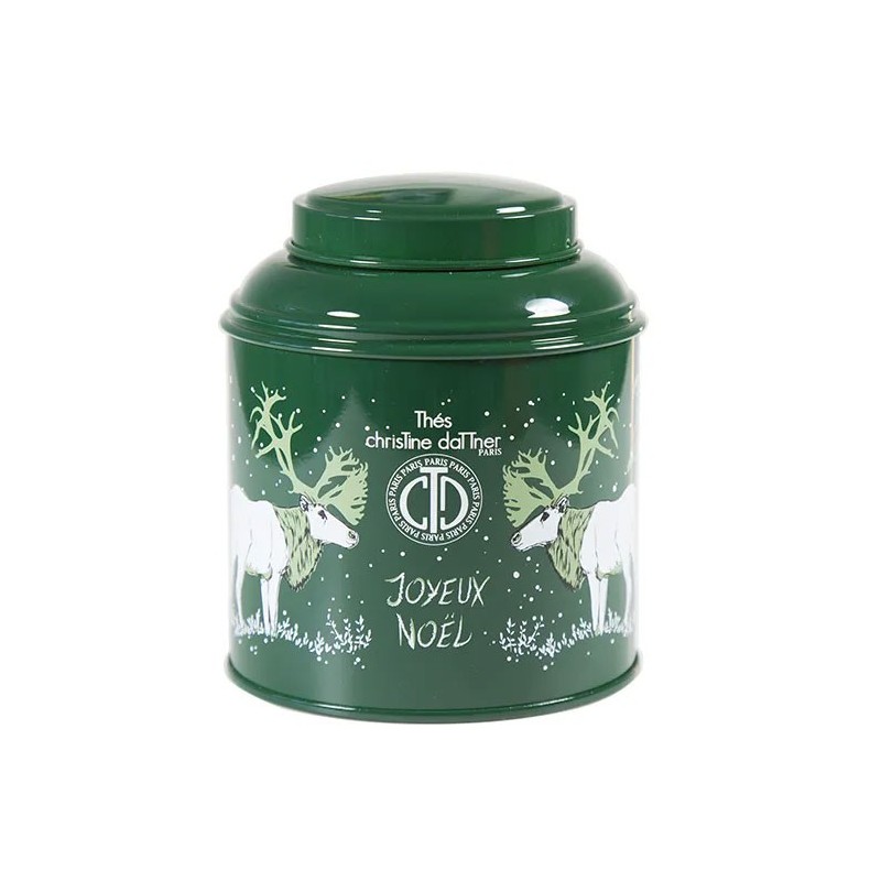 Joyeux Noël vert Boite laquée 100g