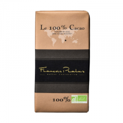 Tablette de chocolat le 100% Cacao BIO, Maison Pralus